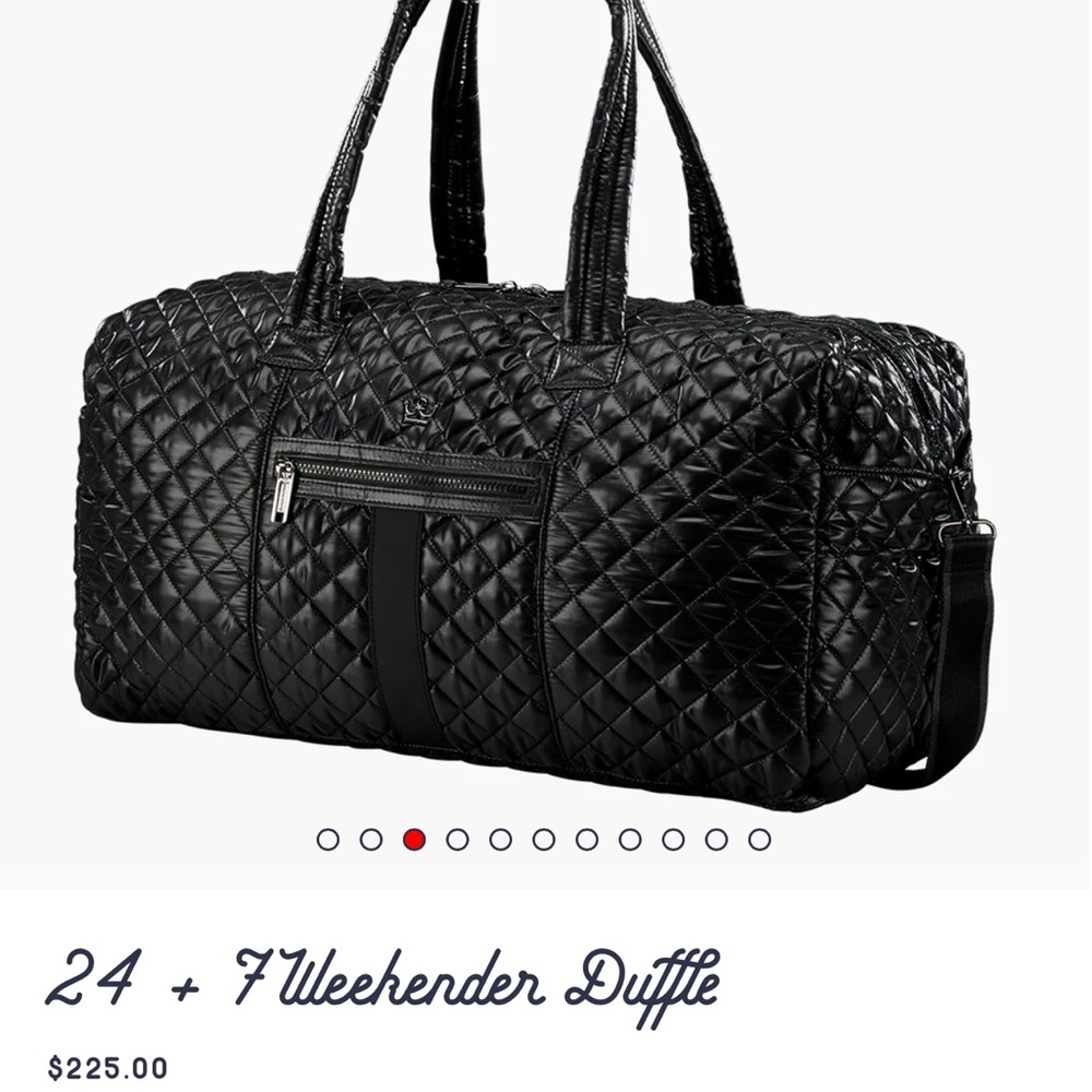 OLIVER THOMAS 24+7 weekender duffle bag black